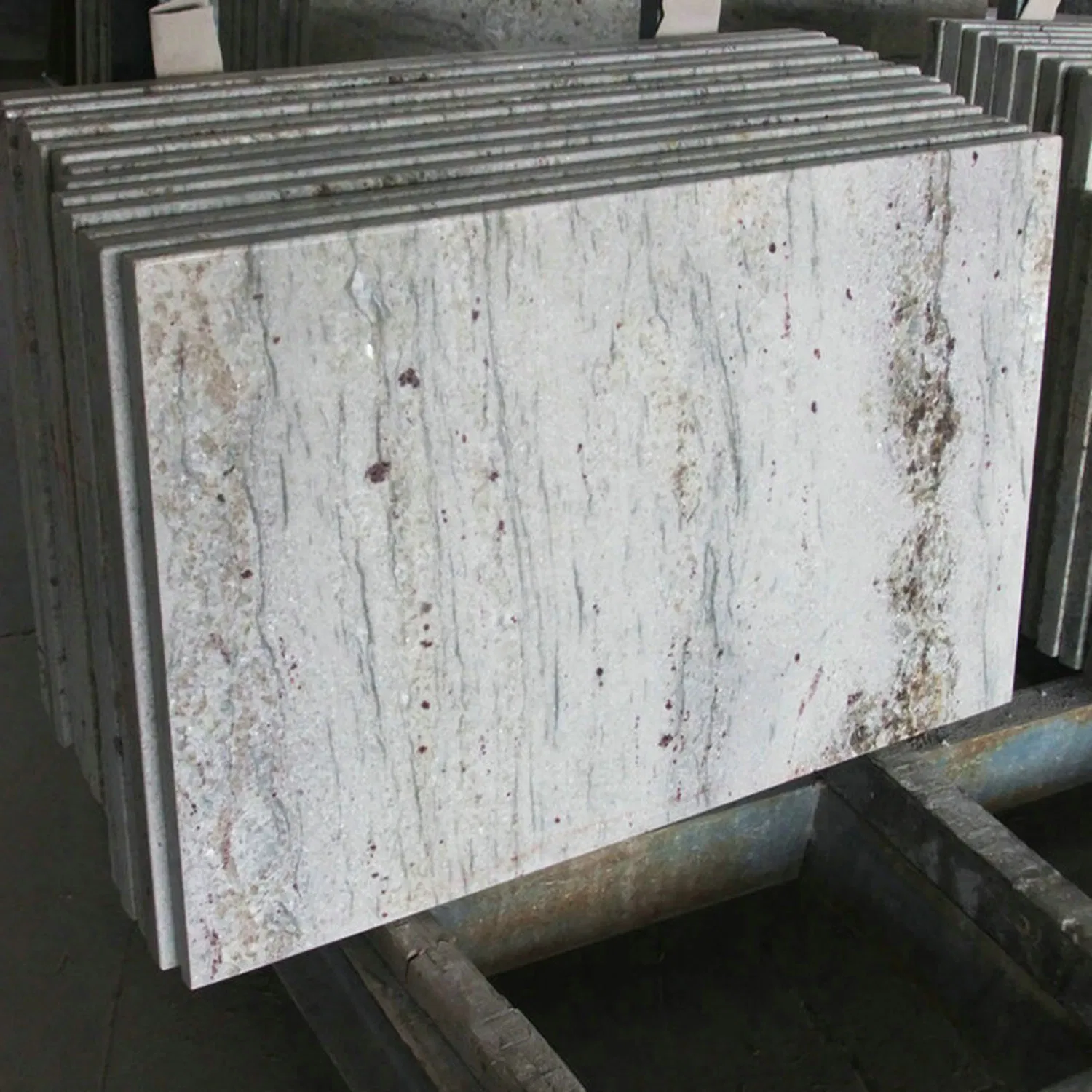 Commercial River White Granite Silk Stone Home Bar Counters Kitchen Countertops Price