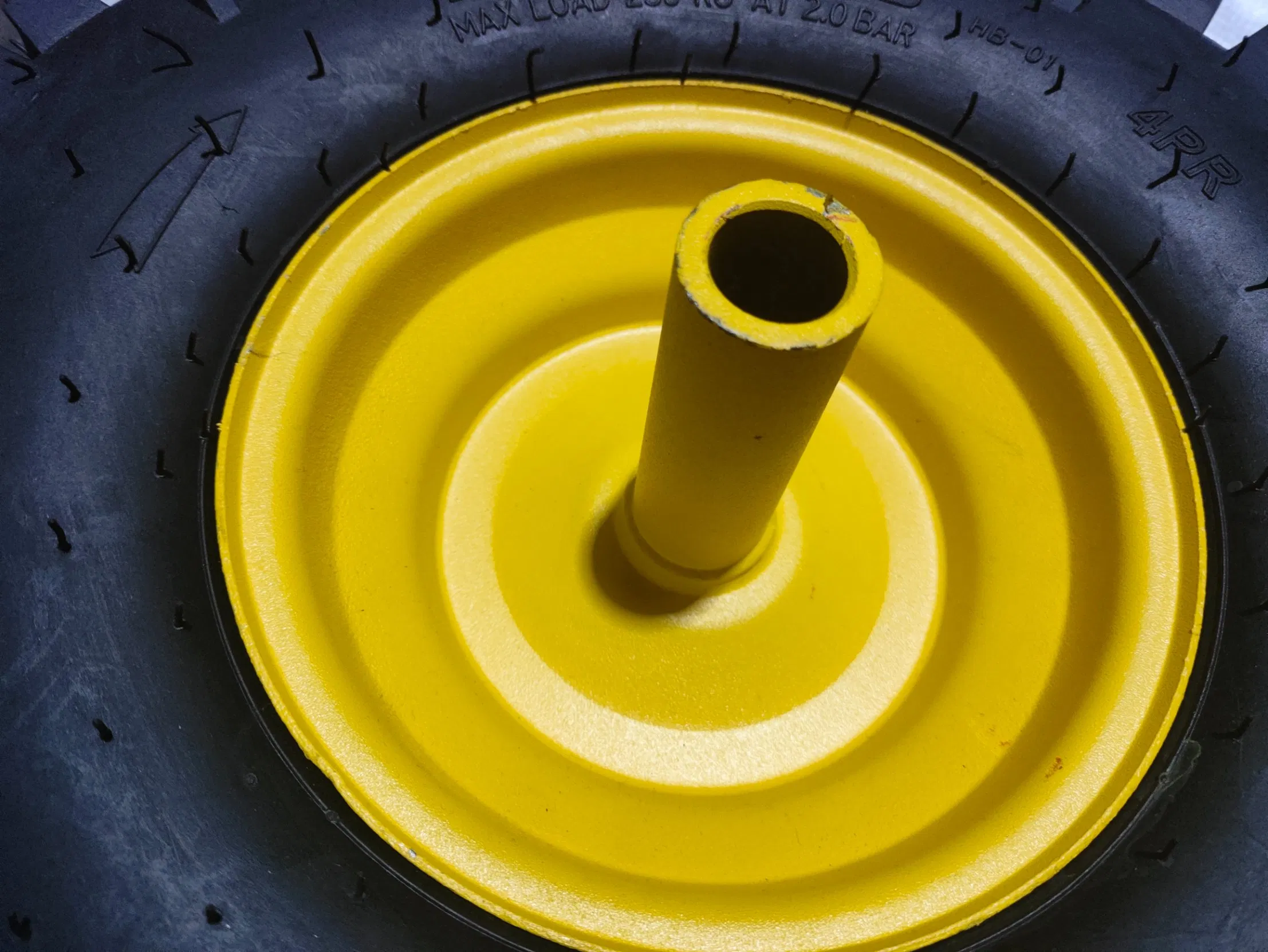 Air Filled Wheel 5.00-6 for Snowplow Sweeper Metal Rim Wheel Factory