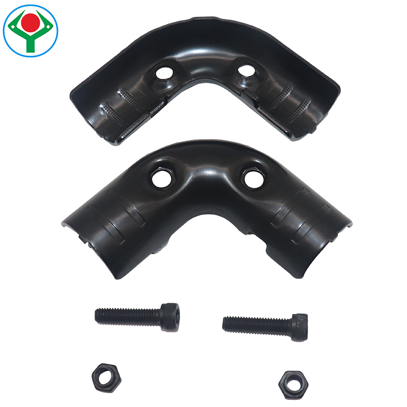 Ys-16 High Strength Round Corner Connector Round Angle Joint Set for Ergonomic Cart Handles