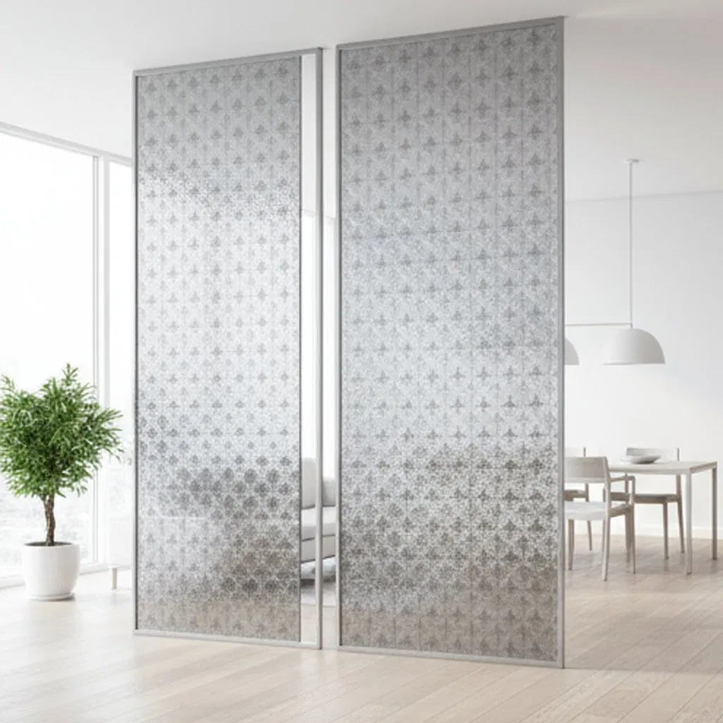 Decorative Fabric Glass Panels for Modern Backsplash Designs