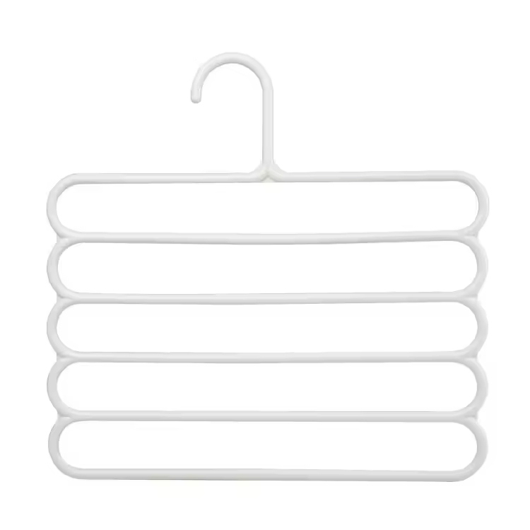 Factory Price Simple Style Top Quality Space Saving 5 Layers Load-Bearing Pant & Skirt Hangers