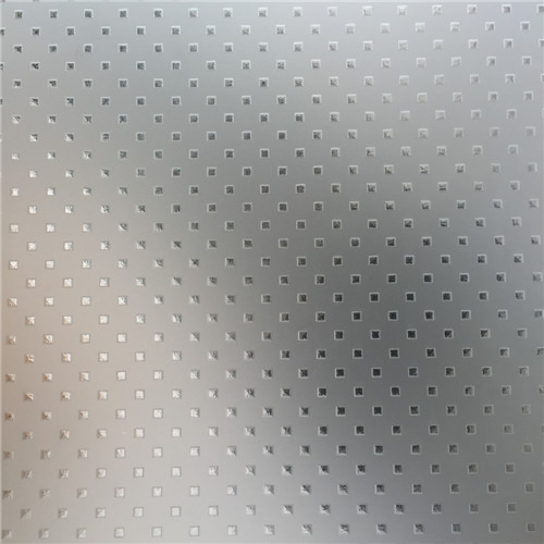 3mm-12mm Acid Etched Glass, Frosted and Patterned Optional, Decorative Glass CE Certified