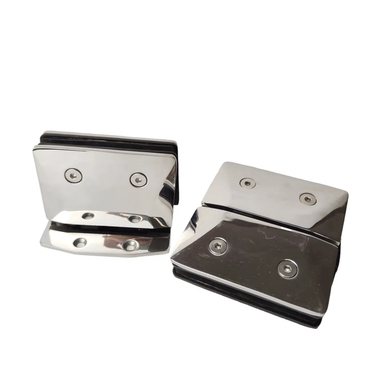Heavy-Duty Glass Hinges in Stainless Steel for Stylish Offices