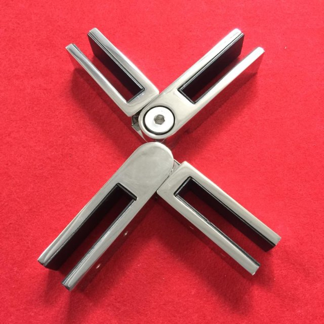 Zd Stainless Steel Glass Clamp Ss Railing Glass Clips Have in Stock Modern Design Glass Clamps