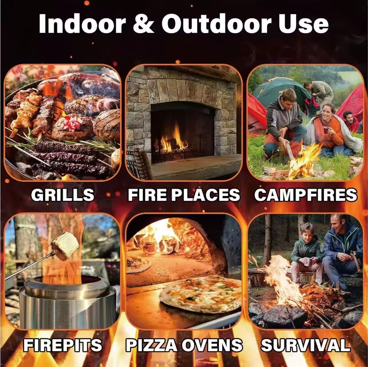 Ultimate Outdoor Fire Starter Kit Natural Cotton Plugs