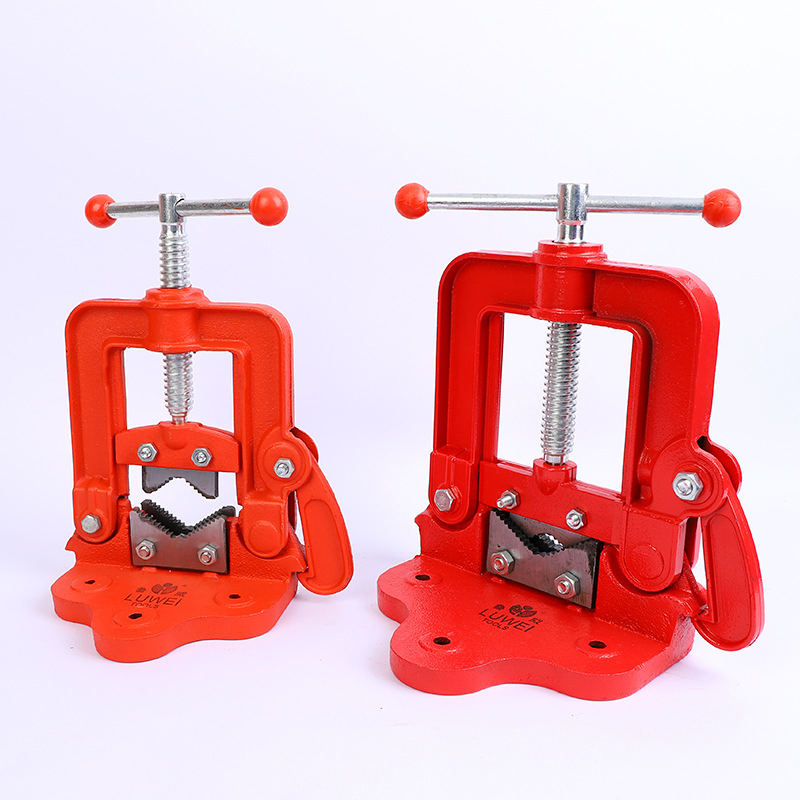Hautine High Quality Heavy Duty Pipe Vice Self Locking