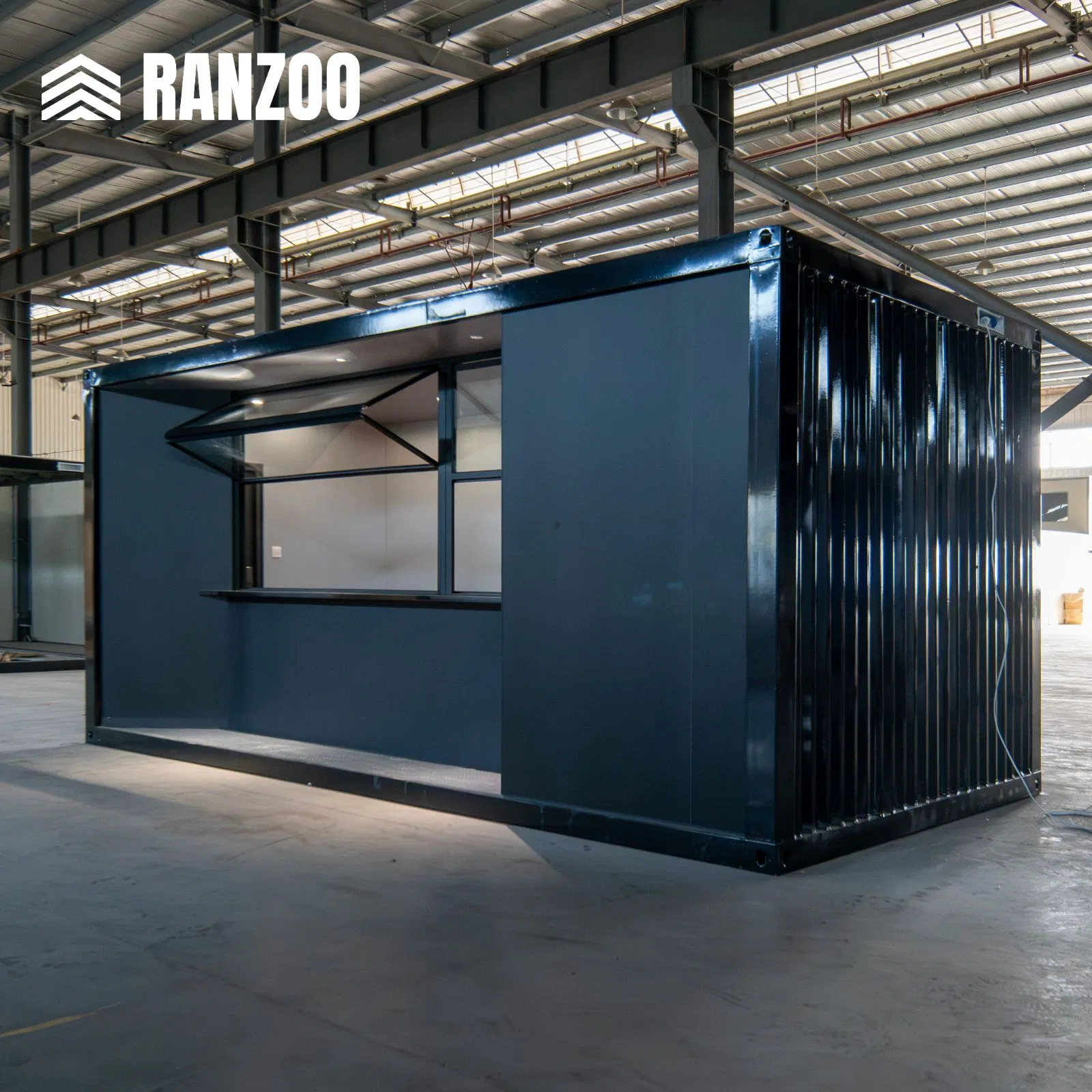 Ready to Use Container Coffee Shop with Free Design and 3D Renderings