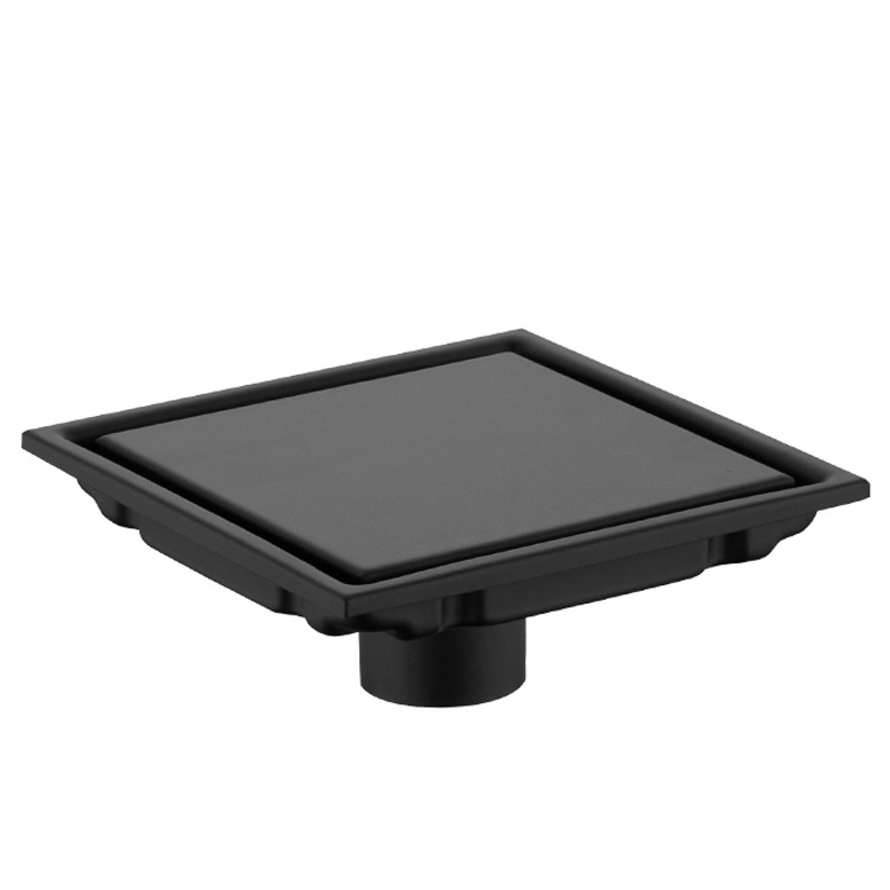 Квадратный антизапаховый слив для душа из нержавеющей стали