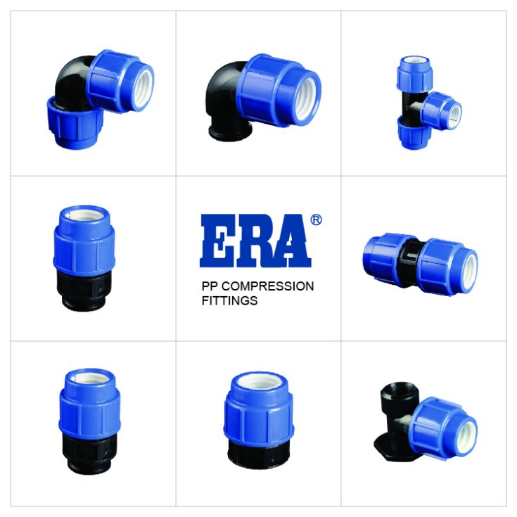 Era Piping Systems PP Compression/Irrigation Fitting Standard ISO1587AS/NZS4129 with Watermark & Wras