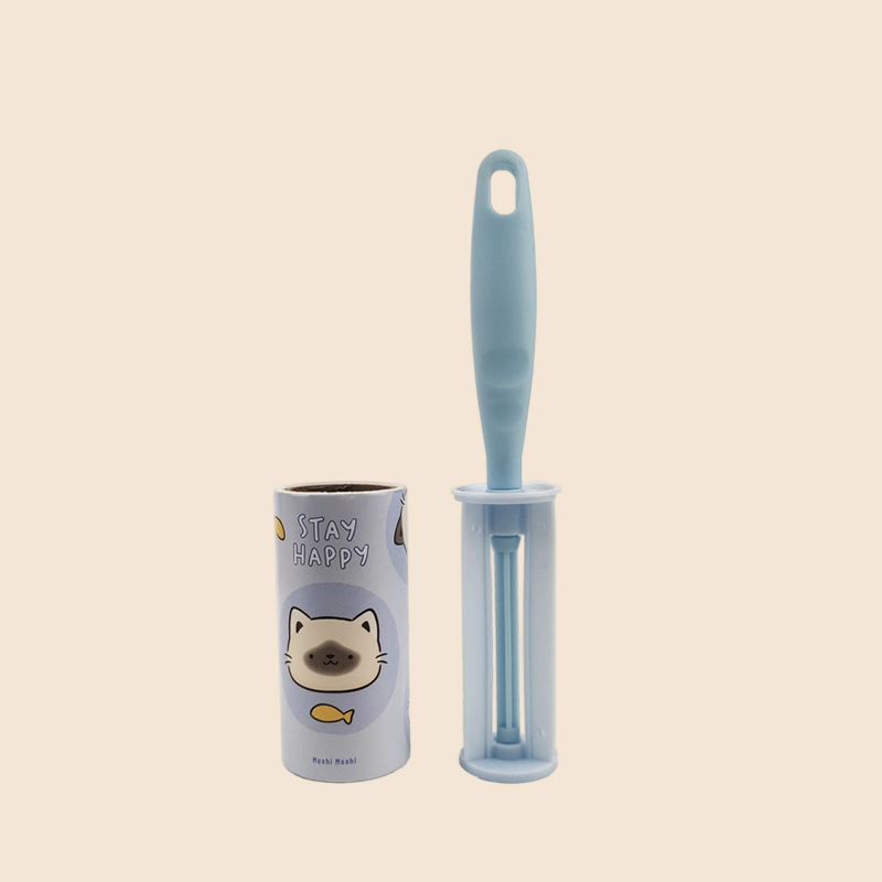Portable Household Cleaning Lint Brush and Sticky Paper Roller Dog Cat Pet Hair Remover for Clothes for Clothes