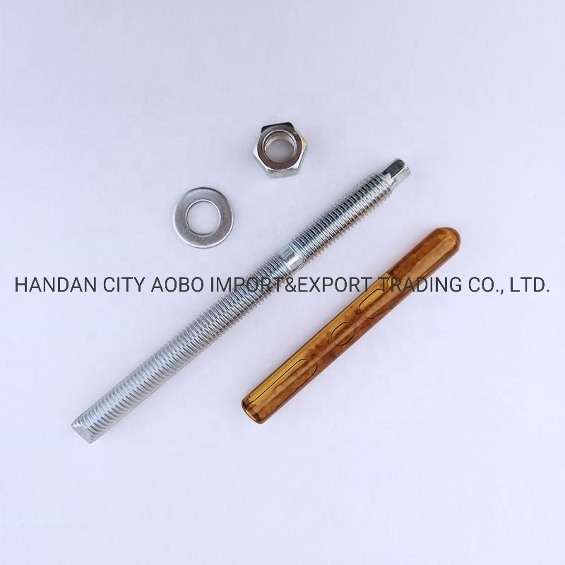 China Wholesale Galvanized Chemical Stud Anchor with Washer and Nut with High Quality