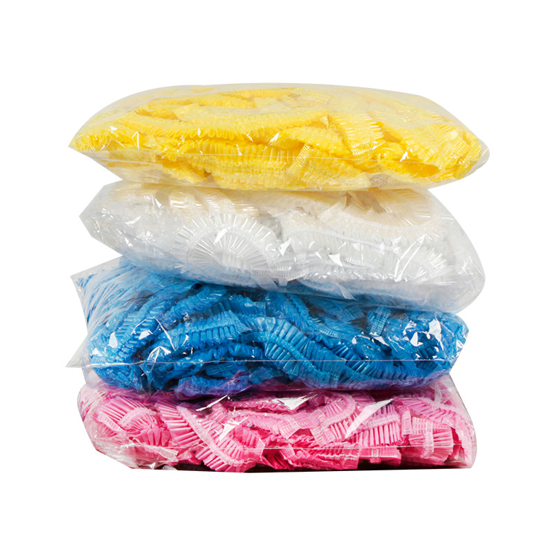 Disposable Waterproof Transparent Salon Hair Dry Cap PE Shower Caps
