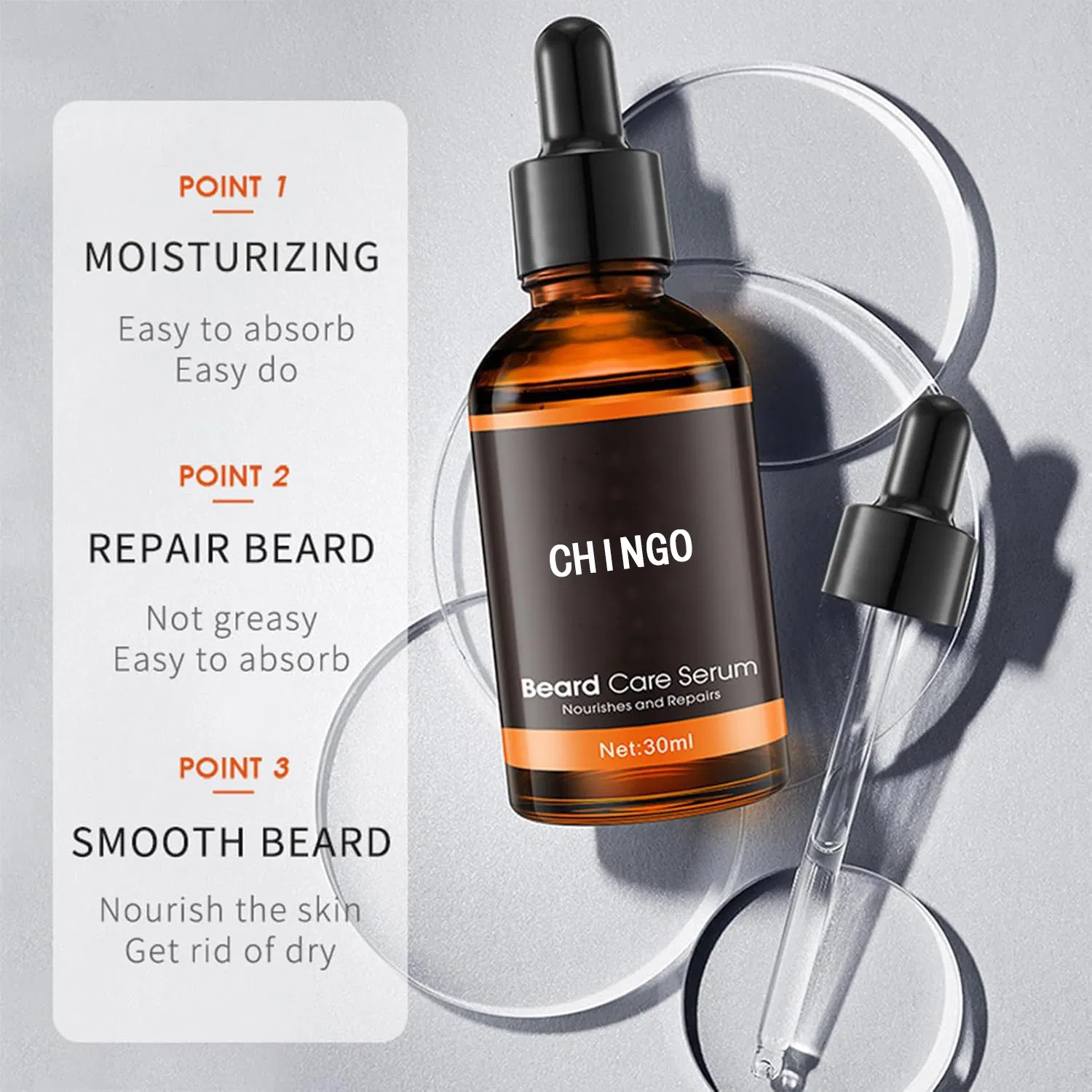 Beard Regrowth Oil Fortifies Follicles Boosts Fullness & Thickness