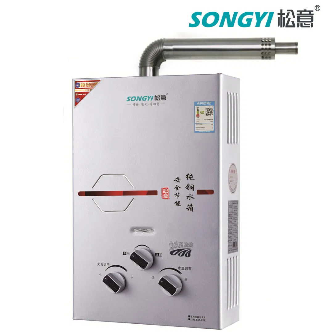 Safety Gas Water Heater with Oxygen-Free Copper Water Tank Multi-Safety Protection