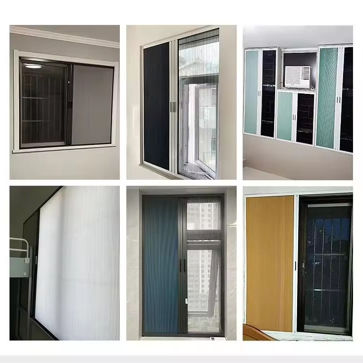Dual Cellular Shade Honeycomb Blinds for Sliding Door Insect Prevention Screen
