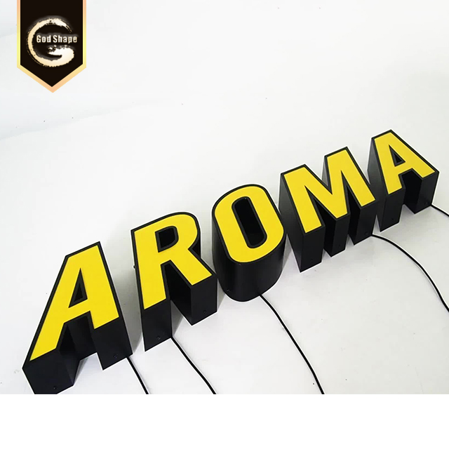 Outdoor Storefront Business Signs 3D Acrylic Company Illuminated Channel Letters Signage