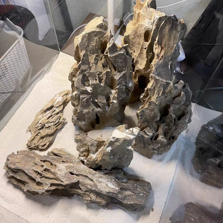 Natural Landscaping Seiryu Stone for Fish Tank Natural Dragon Stone Aquarium Decoration