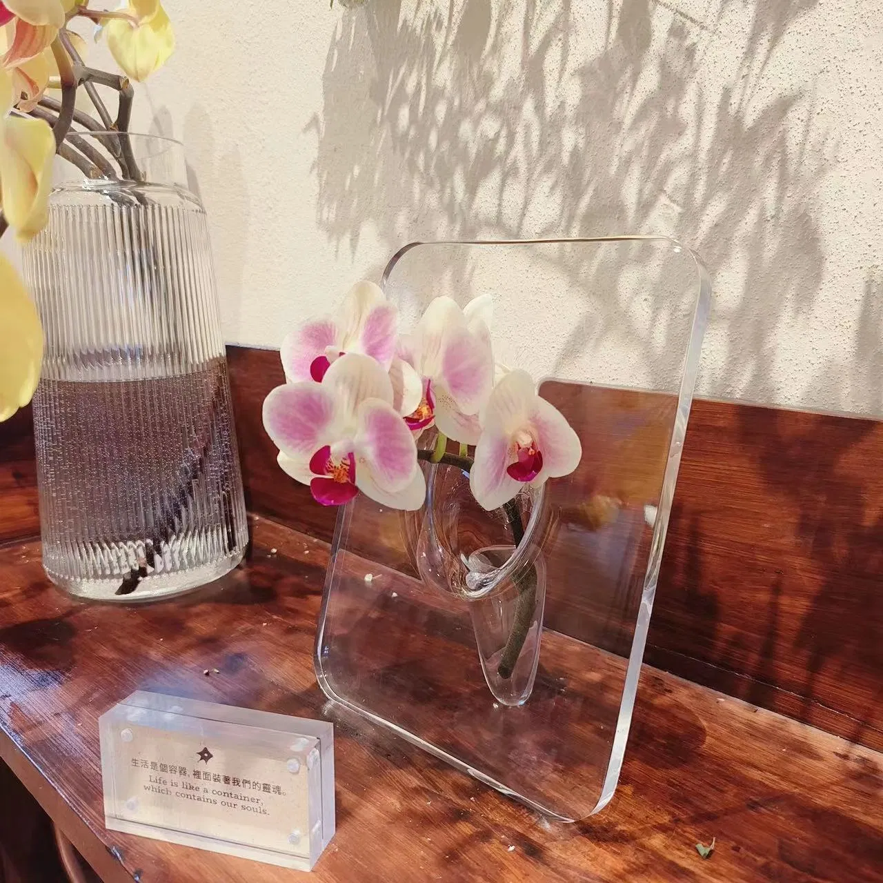 Acrylic Photo-Frame-Vase Home Decoration Decoration Vase