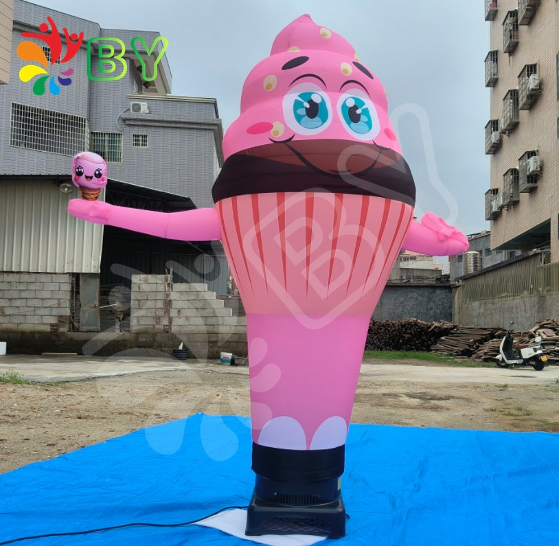 Blow up Designs Promotional Advertising Characters Ice Cream Liberty Air Dancer Inflatables