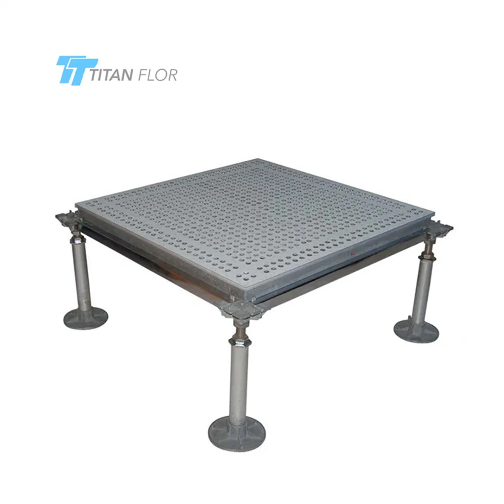 Solid Aluminum Raised Floor Panel with Anti Corrosion Coating for Clean Rooms and Data Centers
