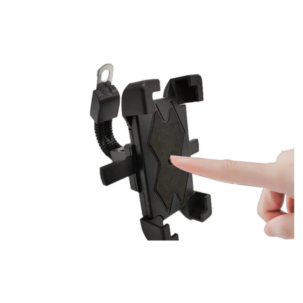 360 Degrees Motorcycle Phone Clamp Phone Holder for 4-6.8 Inch Cellphone Wyz20483