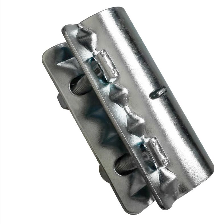 Premium Electro-Galvanized Half Coupler for Secure Construction Connections