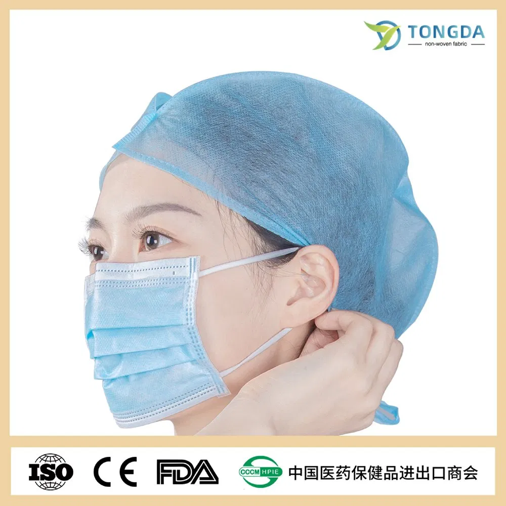 Disposable Nonwoven Doctor Cap with Tie on for Industry