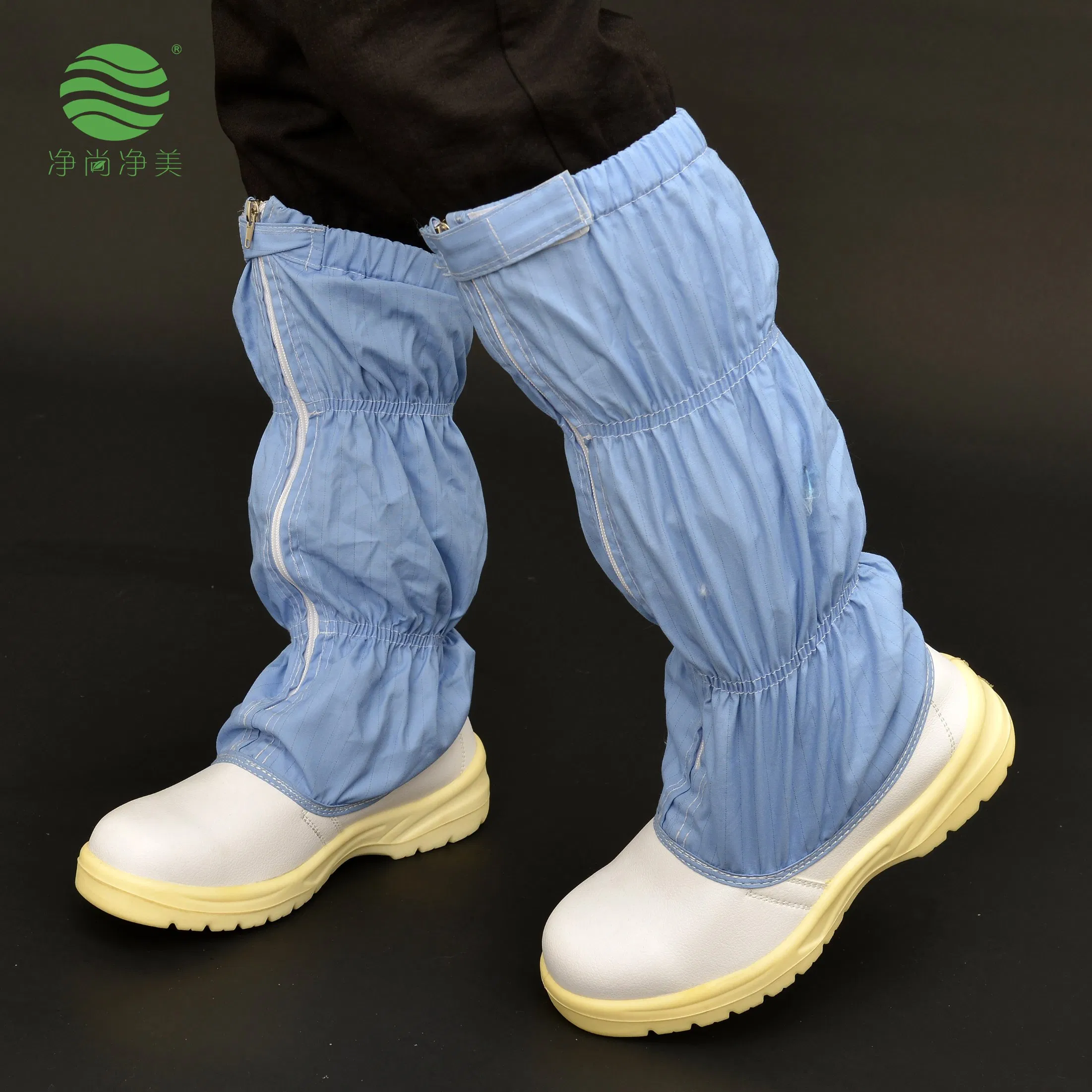 Reusable Washable White Various Size Antistatic Safety Shoes ESD Cleanroom Covers Boots