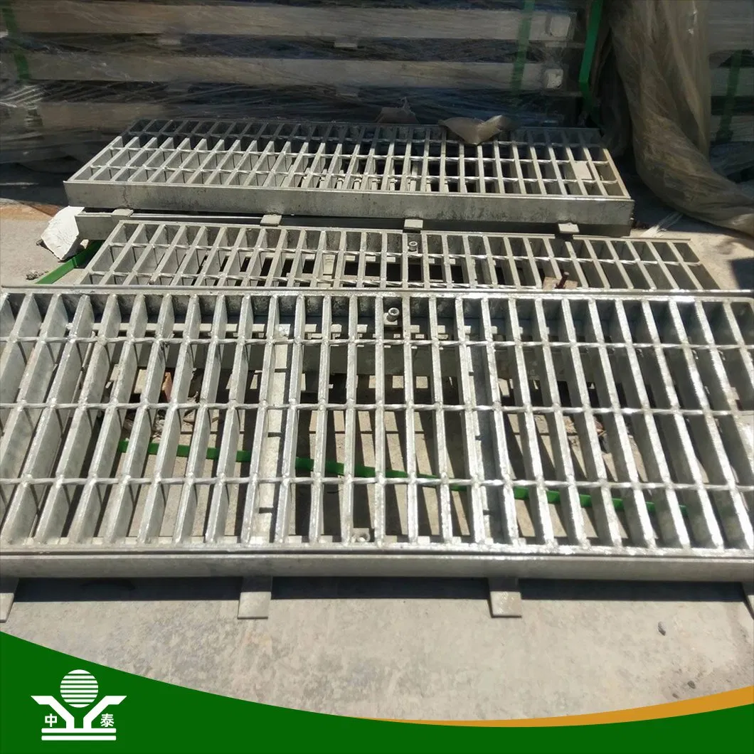 Zhongtai Standard Plain Surface 1" X 1/4" China Stainless Steel Shower Floor Grate Drain Manufacturers Hdsgw19-01 Steel Bar Grating Used for Mall