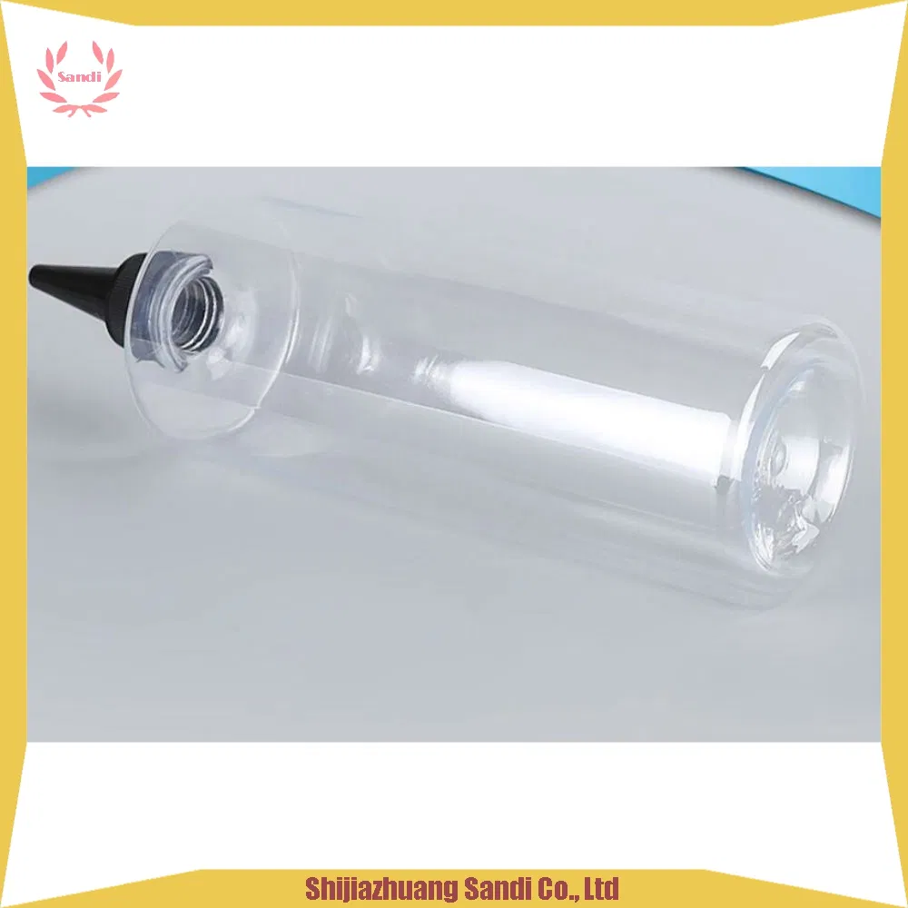 Empty Flat Shoulder 250ml 500ml 1000ml 1L Pet Glue Squeeze Plastic Dropper Bottle with Screw Twist Top Cap