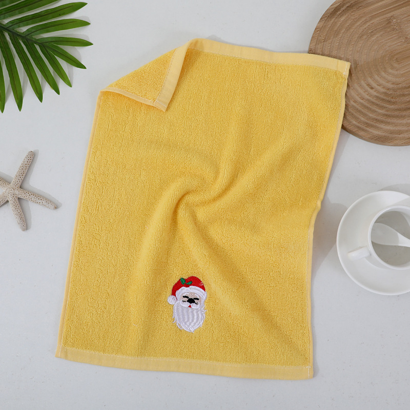 Wholesale Custom Christmas Hand Towel Gift Terry Cotton Kitchen Towel