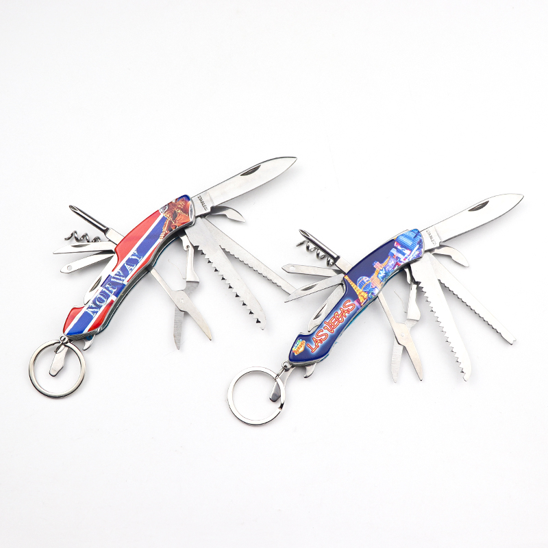 Wholesale Personalized Souvenir Pocket Folding Knife Custom Logo Multi Tool Purpose Utility Knife
