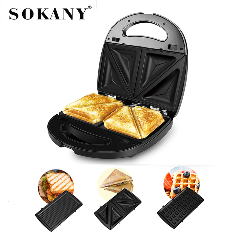 Sandwichmaker 3 in One Sandwich Maker 3-in-1 Sandwich Maker Toaster Sandwich Maker Grilled Sandwich Maker Wholesale Price