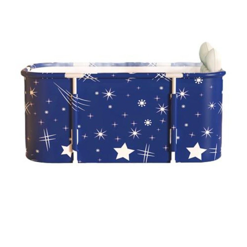 Portable Foldable Thick Material SPA Bathing Bucket Large Capacity Waterproof Bath Tub