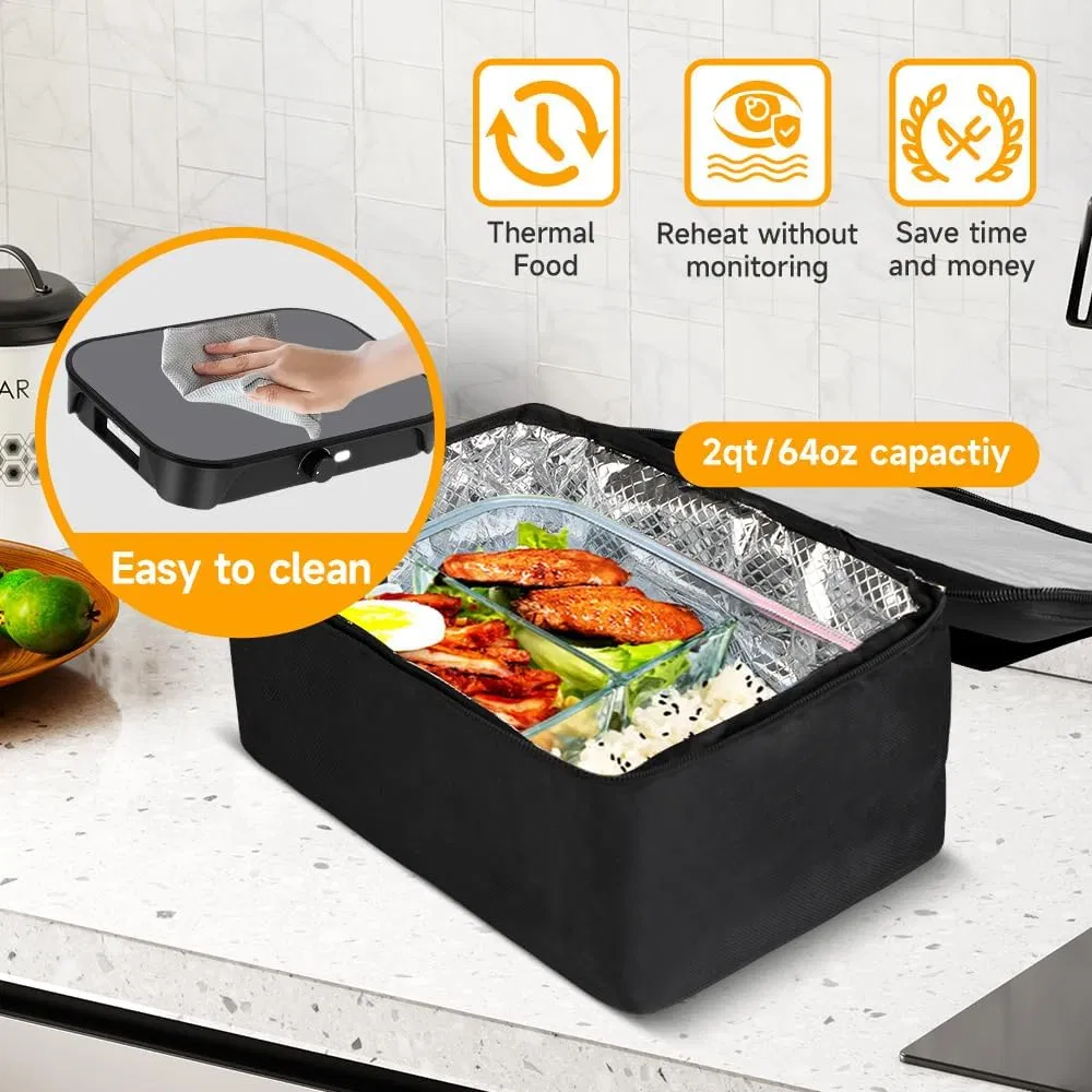 Multifunctional Temperature-Controllable Compact Personal Microwave Oven Food Heater 100W