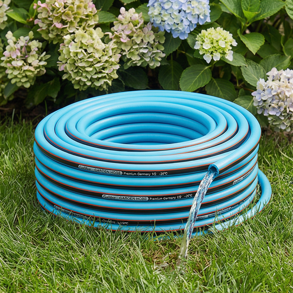 Heavy-Duty PVC Fiber Garden Hose for Year-Round Use
