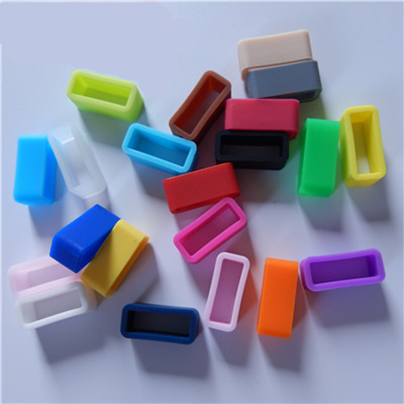 16mm Silicone/Rubber Watch Band Small Strap Loop Holder Locker Keeper