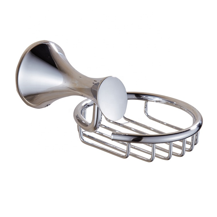 Настенная мыльница из нержавеющей стали с хромированием