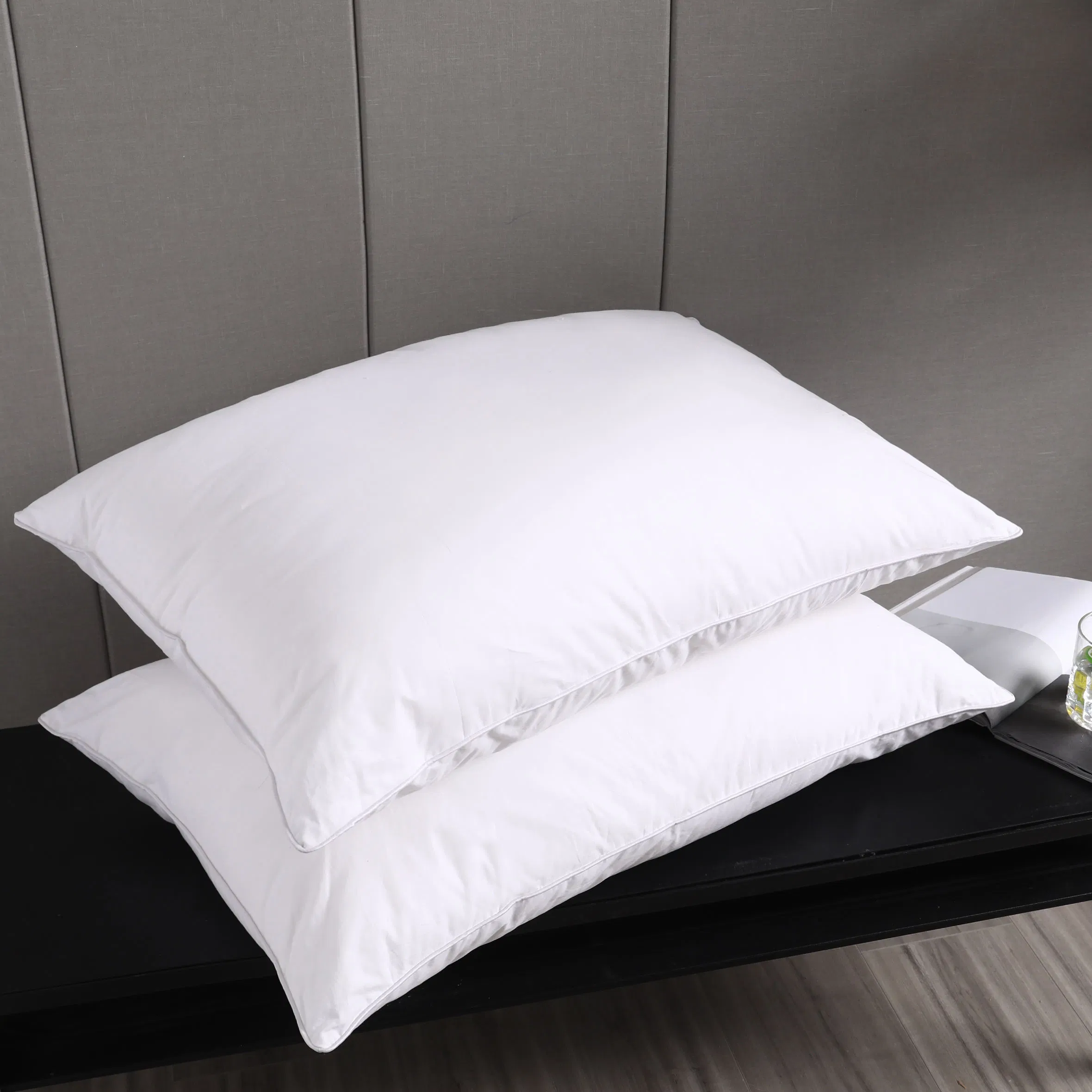 Cheap Wholesale Polyester Fiber Down Five Star Hotel Pillow for Sleep