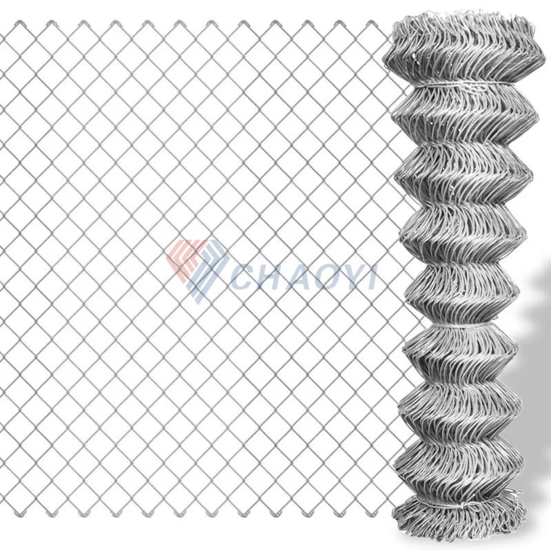 PVC-Coated Chain Link Fence Steel Wire Link Fencing for Residential Gardens
