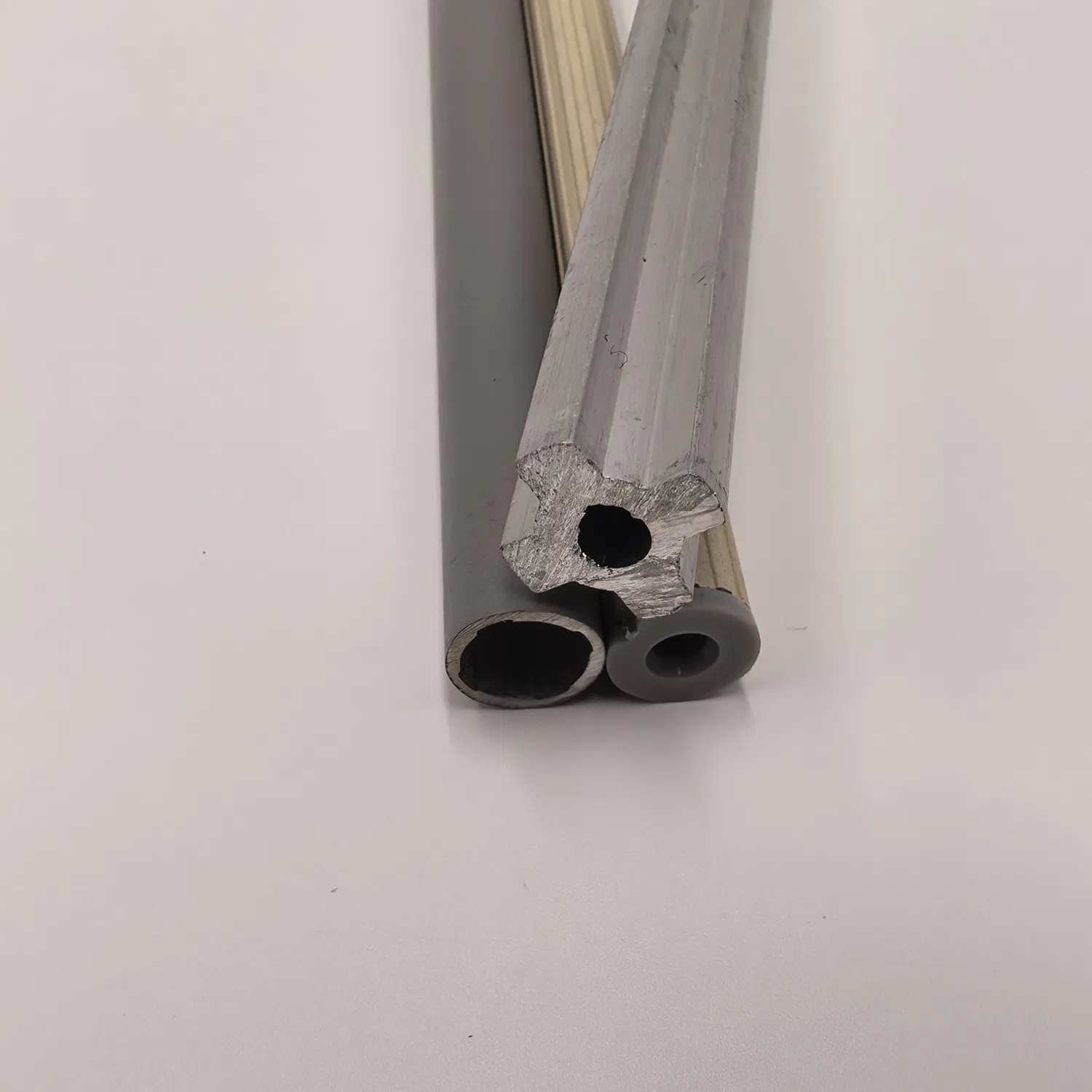 Heavy Duty White Aluminum Ripple Fold Curtain Track System