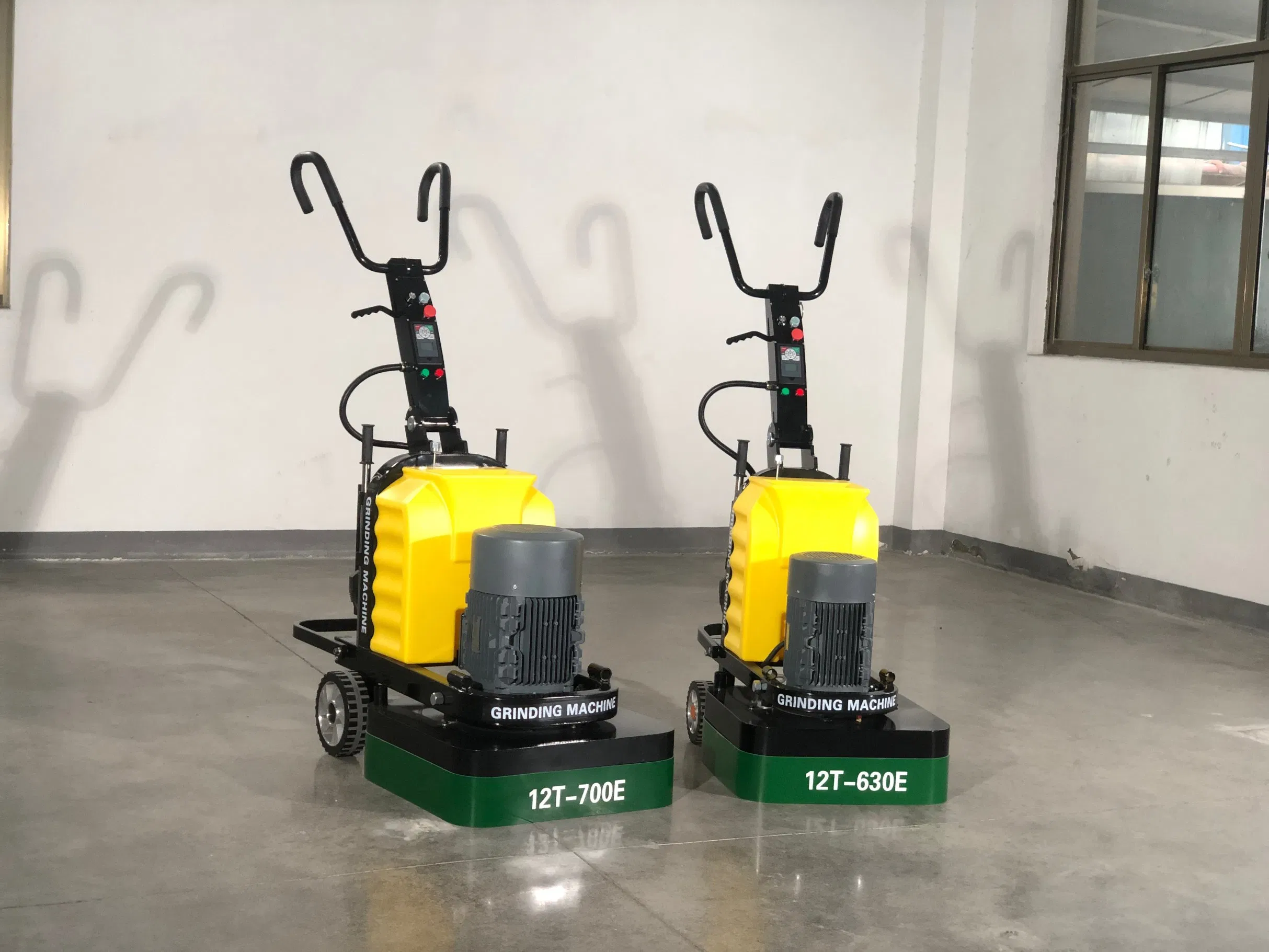 Dust-Free Working Width 6-Head Concrete Floor Grinder 36L Water Tank Capacity