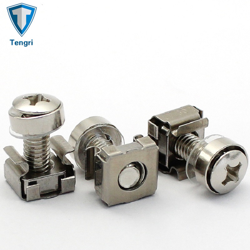 Hardware Nickel Plating Cage Nut Captive Nuts and Mounting Machine Screw