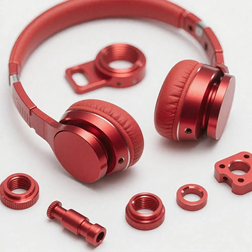 Tailored Headphone Parts CNC Machining Aluminum Headphone Accessories DIY