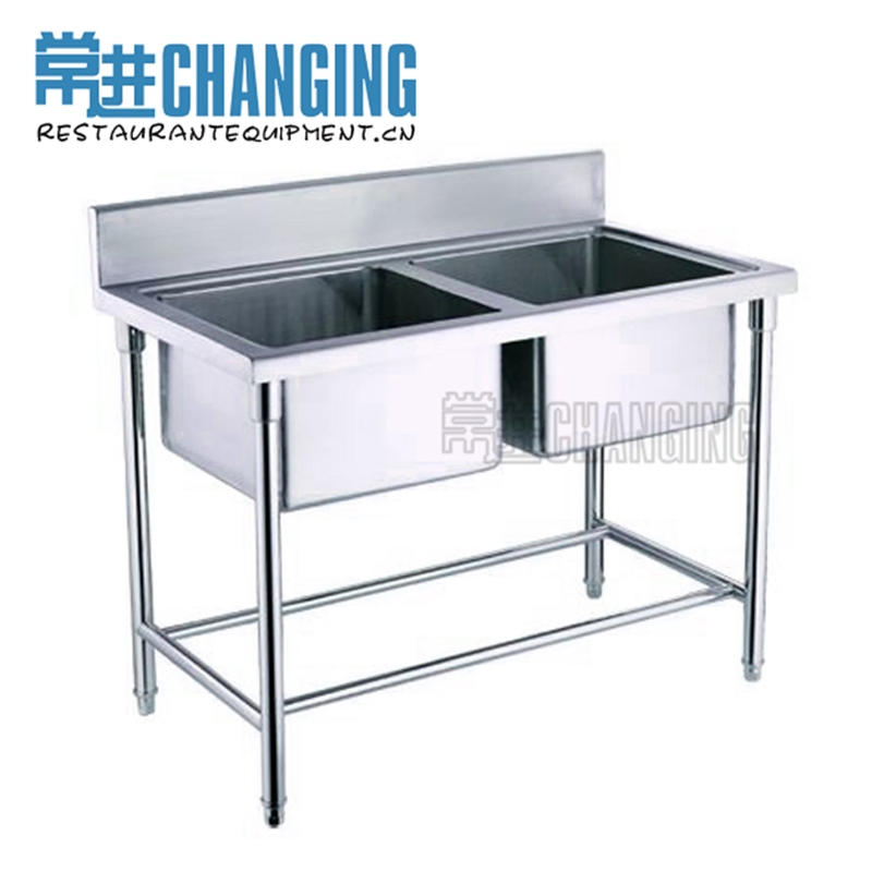 Changing Sinks Stainless Steel Double Kitchen Sink Sanitary Ware