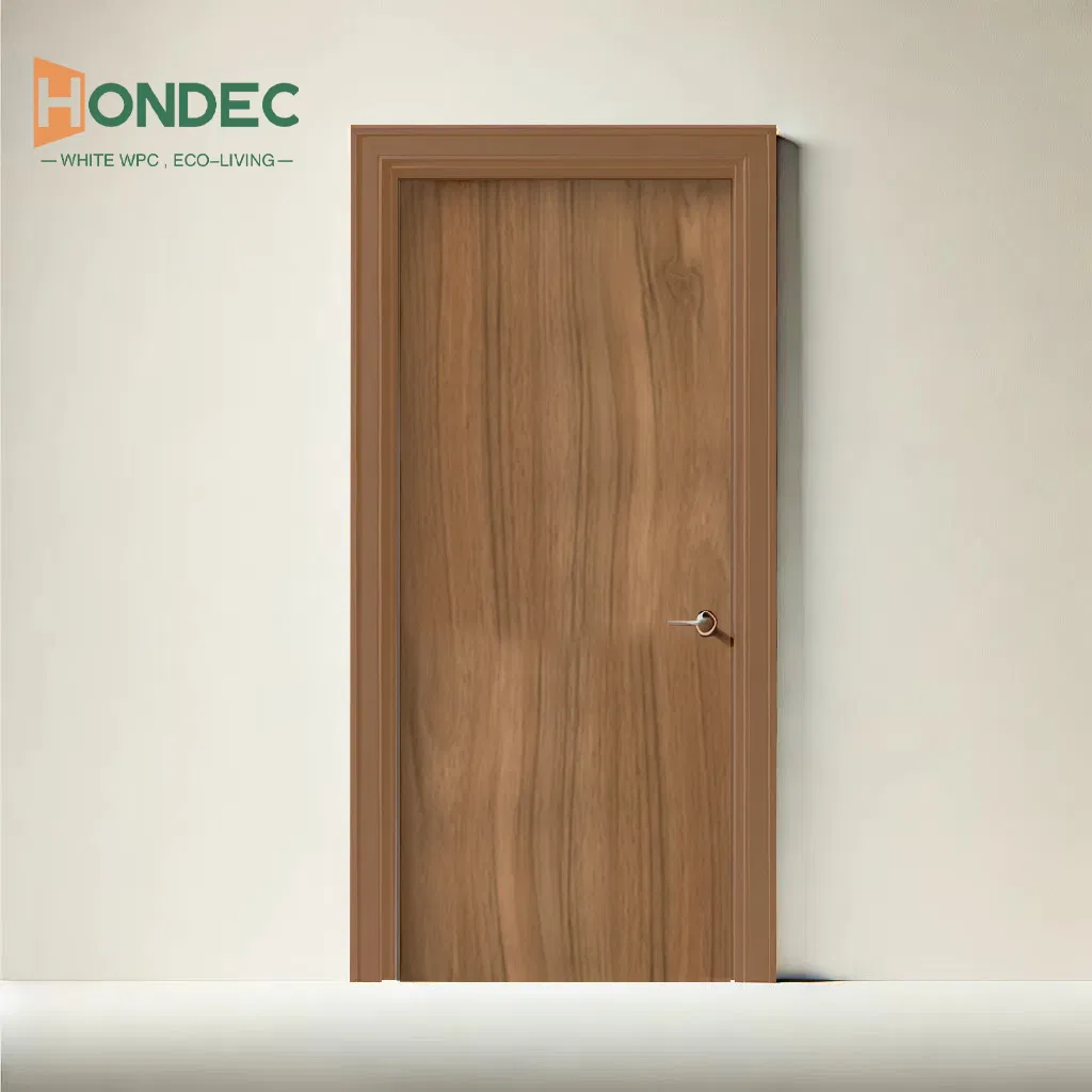 Factory-Customized Medium-Density Wood Solid Waterproof and Fireproof PVC WPC Door Are Suitable for Bedrooms, Kitchens, Bathrooms and Hotels