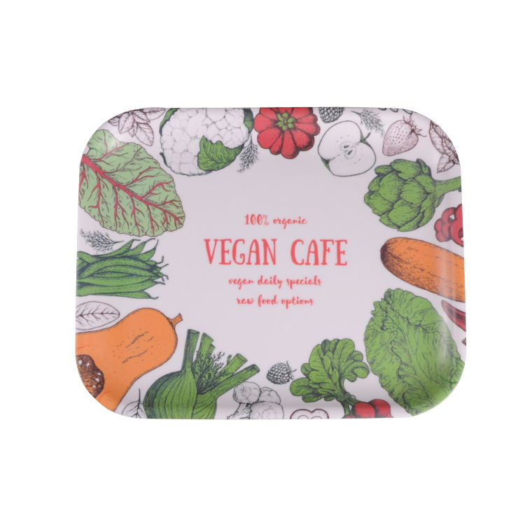 Jiju 007z Wholesale Custom High Quality Blank Metal Tobacco Melamine Rolling Tray