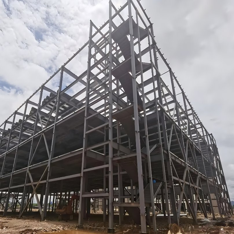China Low Cost Prefab Light Metal Frame Building Prefabricated Warehouse Workshop Steel Structure
