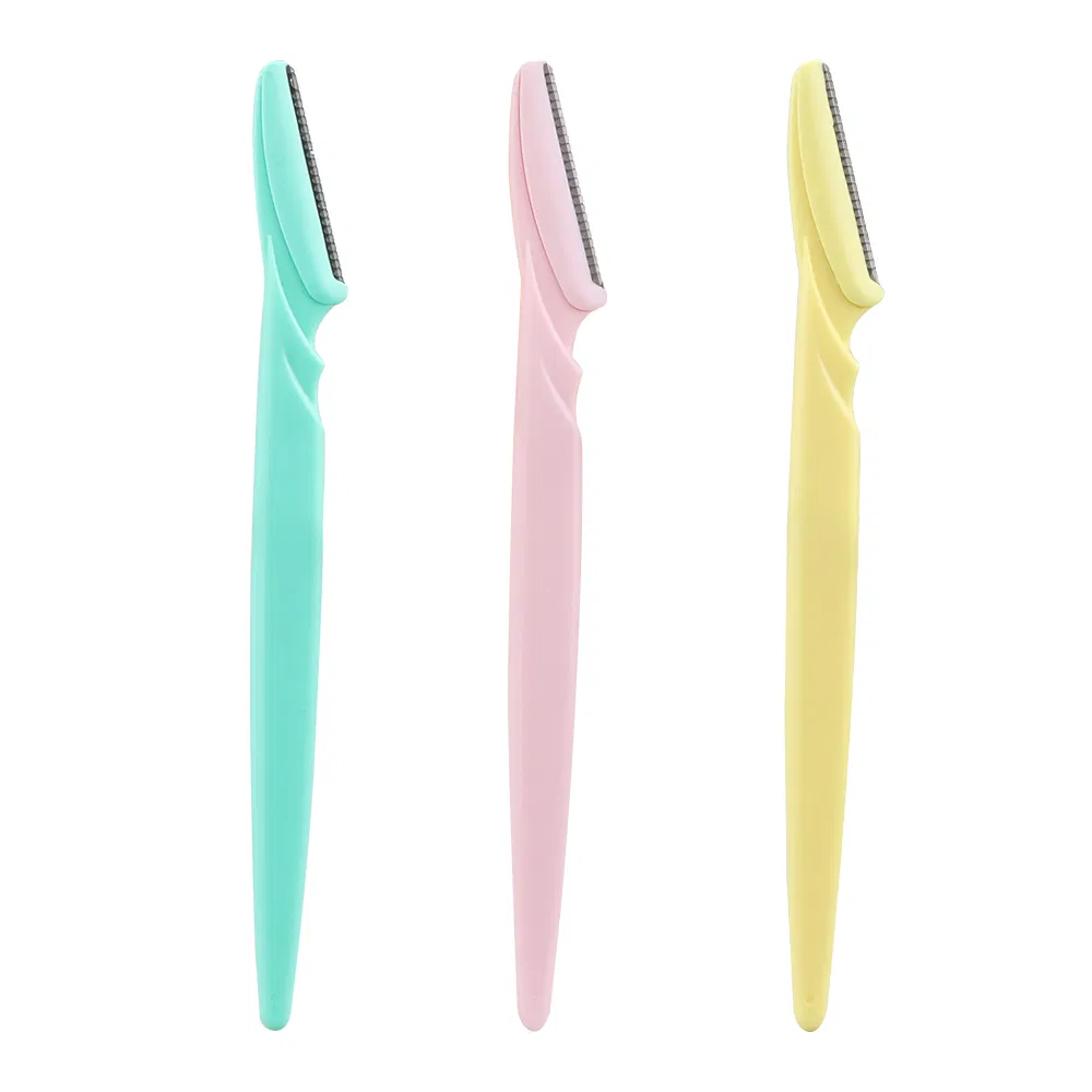 Professional Single Blade Eyebrow Razor Face Clean Cut Razor Stainless Steel Blade