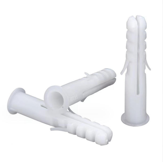 White Nylon Wall Anchor 8mm Expansion Plug for DIY Projects